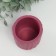 Kashpo - the candlestick "Waves" 7x6cm, Burgundy