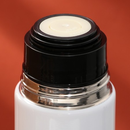 Thermos Mode Forrest, embossed, 500 ml, white, retains heat 10-12 hours-4