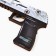 Wooden weapons, children's souvenir "white stream", pistol, 22.5 x 14 cm