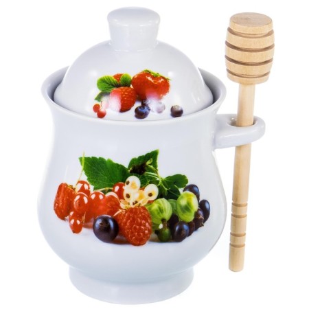 A jar for honey with a spoon GUTERWAHL PARTY TIME "Berries"