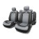 Autoshekhli universal Extreme XTR-803 Black/Gray, 8 items
