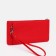 Women's wallet with lightning, red color