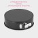 The form for baking the share "Elin. Circle ", d = 22 cm, removable bottom, anti -stick coating, black color