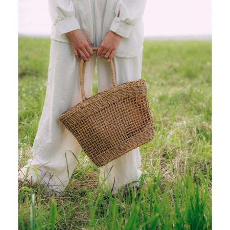 Women's bag SL Home, manual weaving, cotton, pens length 18.5 cm, 40 × 27 cm-7