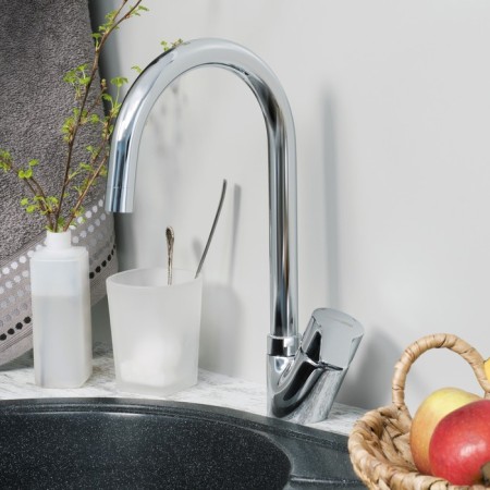 Kitchen mixer Wasserkraft Ruhr 24407, single -leaf, spill 173 mm, chrome-3