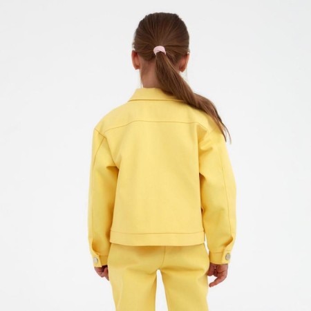 Jacket for Minaku girl: Casual Collection Kids, lemon color, height 110 cm-2