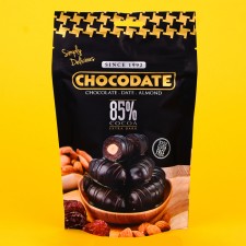 Dates with almonds in Gorky Chocolate 