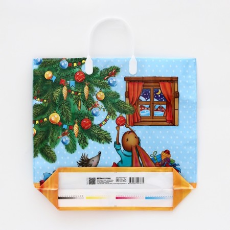 Package "History of toys", plastic with a plastic pen, 38x35 cm, 90 μm-1