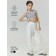 Children's pants Amarobaby Twice, height 140 cm, white color