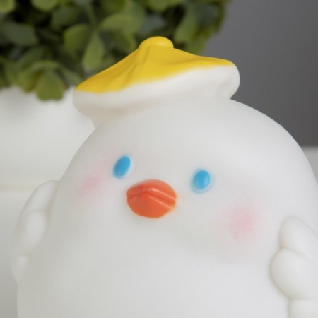 Nightlight "duckling" LED from batteries 3xlr44 white 10x9x11 cm-5