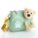 Bag's bag with lightning, green color