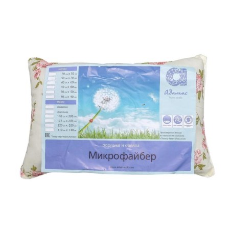 Adamas Synthetic pillow, size 40x60 cm, Hollofiber, Czech Mix-5