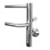 Domoterm electric heated towel rail "Orpheus" P6, 400x600 mm, right, chrome