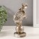 Souvenir Polystone "Elephant circus on a ball with patterns" silver 11.5x7x18.5 cm