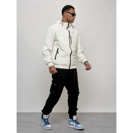 Sports male jacket, size 58, white color-2