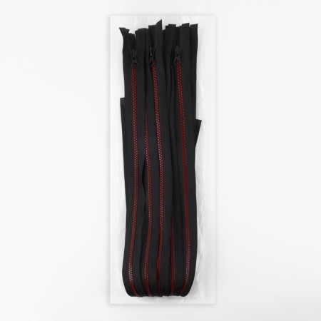 Lightning "Tractor", No. 5, detachable, castle machine, 80 cm, black/burgundy color-2
