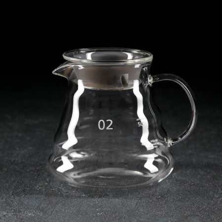 Glass teapot with a breeze cover, 500 ml-3