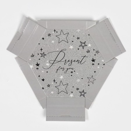 Gift folding box, packaging, “stars”, 26 x 22.5 x 8 cm-5