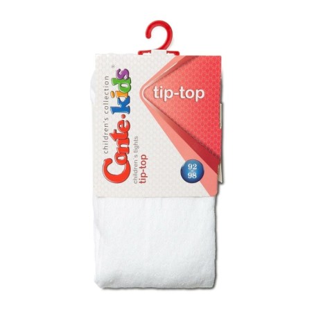 Pantyhose children's cotton CONTE KIDS TIP-Top, height 92-98 cm, white color-8