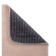 Arya Home Arabella bath mat, size 80x150 cm, powder color
