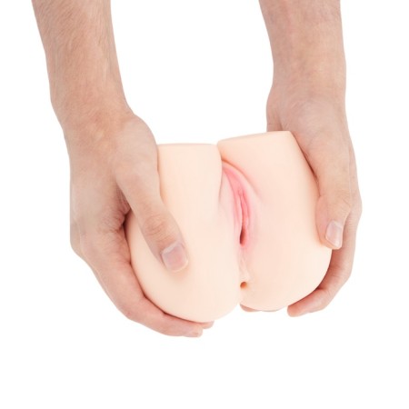 Masturbator Oka-hpki, super realistic, 2 kg, one and a half 16 x 15 cm, cyber leather, bodily-4