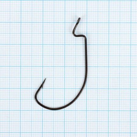 Offset hooks Yugana Wide Range Worm, No. 1/0, 4 pcs.-1