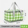 Tarmosumka with a zipper, 4.4 l, green color