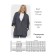 Female jacket, size 54, blue color