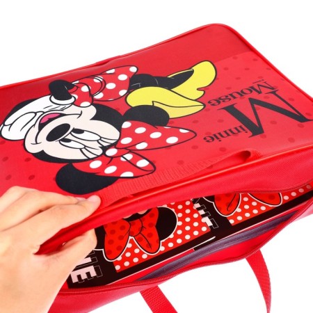 Folder with handles Textile A4, 350x270x100 mm, Minnie Mouse-5