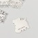 Decor Metal for creativity "Picky with ruble" 2.4x2.5 cm