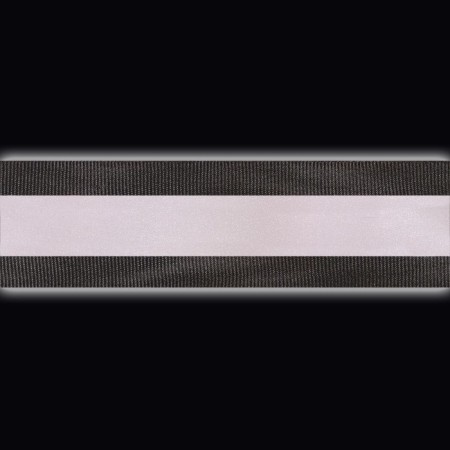 Reflective string tape, 40 mm, 5 ± 1 m, black color-2