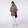 Textura lightning bag, external pocket, fuchsia