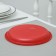 Disposable dessert plate, d = 16.5 cm, red color