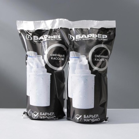 A set of interchangeable cartridges "Barrier-7", 2 pcs, cleaning of iron, white color-1