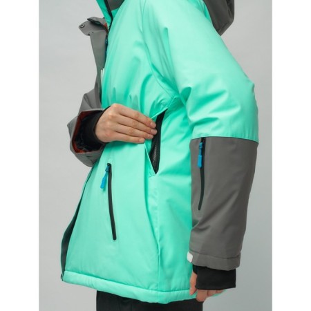 Ski suit, size 52, turquoise color-4