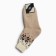 Women's Woolen socks "Snowflake", beige color, size 25