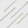 Sewing needles for tapestry, d = 1.15 mm, 4 - 4.8 cm, with a golden ear, 6 pcs