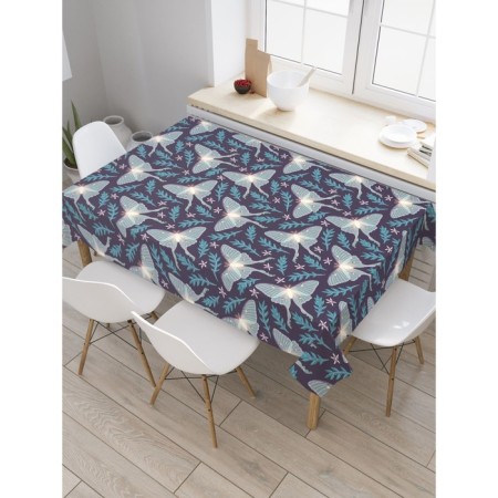 Tables on the table "Moths in the night", rectangular, oxford, size 145x180 cm