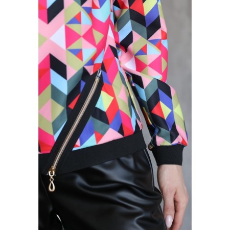 Female blouse, size 48, black color-8
