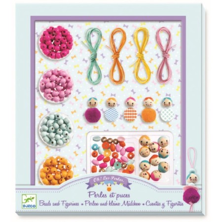 Djeco "Make yourself" set with beads and figures