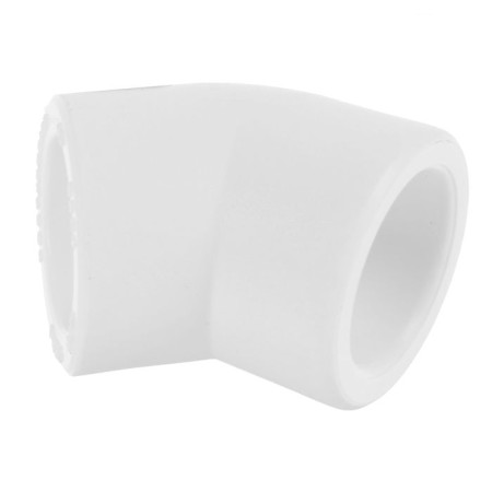 RTP square, polypropylene, D = 25 mm, 45 °, PN25