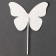 Set for decoration "Girl with butterflies", set 7 pcs., Pink color