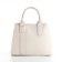 Women's bag with lightning, textura, average size, white color