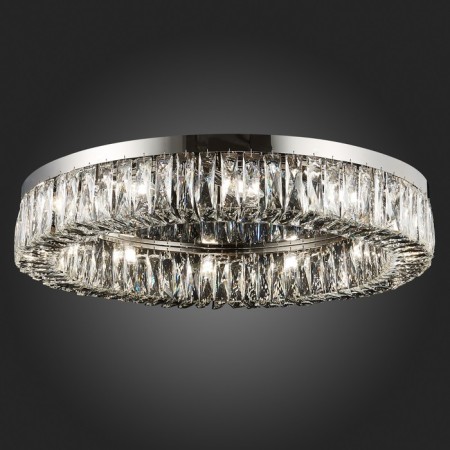 Ceiling Ceiling ST LUCE. SL1226.102.12. Rifrazio. 12x40 W, E14, 81.5x81.5x15 cm, Nickel color-13