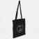 A chopper bag without a zipper, without lining, black color