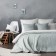 Set "Mika": a cover of 160 x 220 cm, pillowcases 40 x 40 cm - 2 pcs, blue