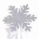Carnival rod "snowflake", color silver