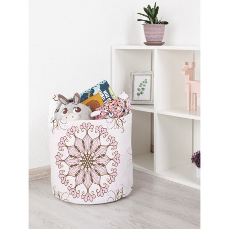Basket for toys "Flower tentacles, size 35x35 cm