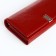 Women's wallet on magnets, burgundy color