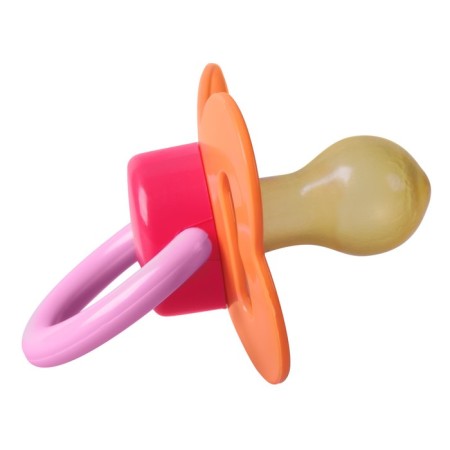 Nipple - Latex classic "bow" dummy, from 0 months, mixtures, set 2 pcs.-12
